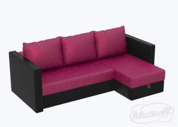 Угловой диван Леон 2 с оттоманкой